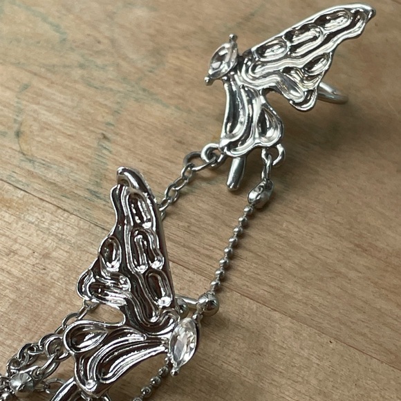 Ear bone clip ear hanging earrings - Picture 5 of 5